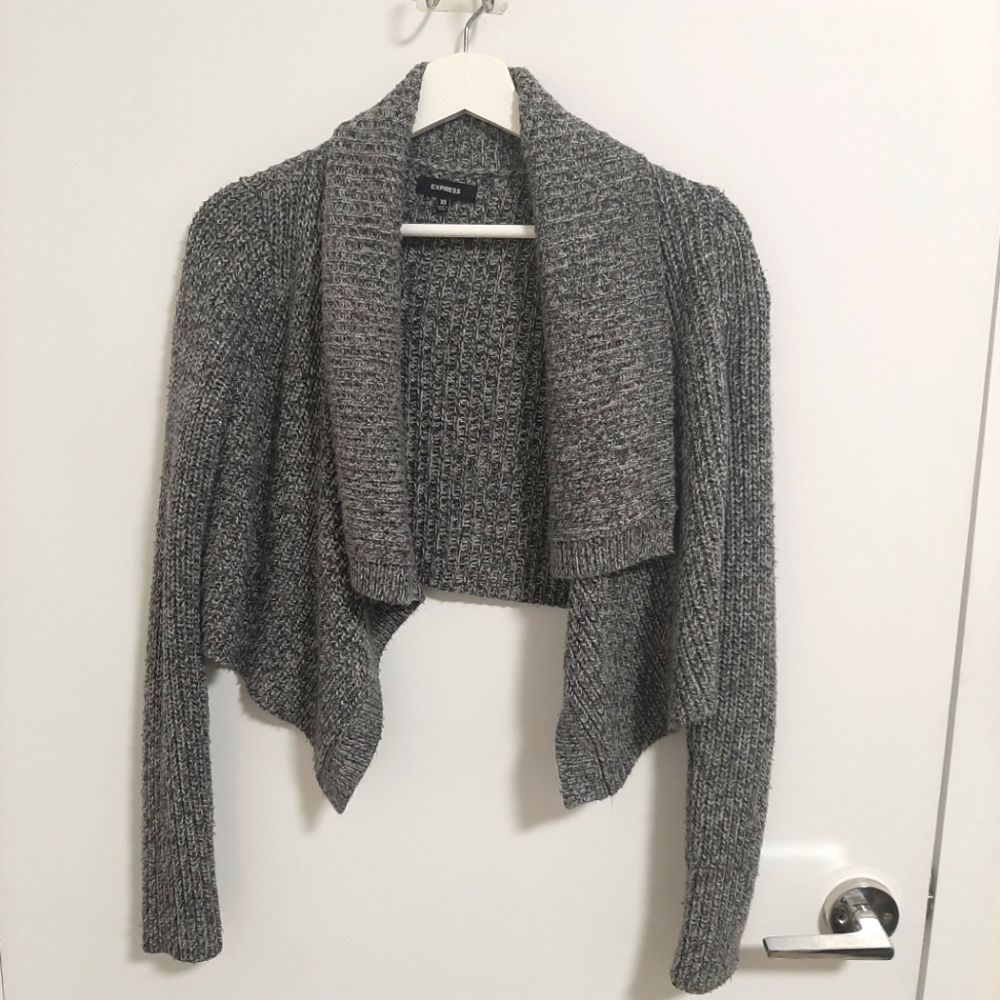Cropped Sweater blazer